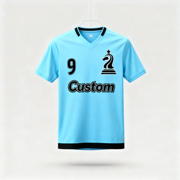 Blue factory direct sales team football suit set sports shirt European Cup fan breathable quick drying training suit team uniform