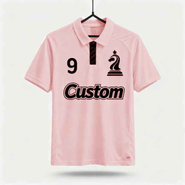 1219JTJTJT (14) Pink factory direct sales team football suit set sports shirt European Cup fan breathable quick drying training suit team uniform