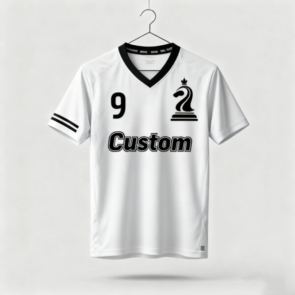1219JTJTJT (18) White factory direct sales team football suit set sports shirt European Cup fan breathable quick drying training suit team uniform