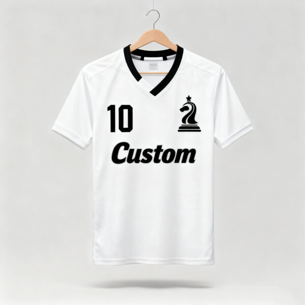 1219JTJTJT (19) White factory direct sales team football suit set sports shirt European Cup fan breathable quick drying training suit team uniform