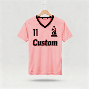1219JTJTJT (21) Pink factory direct sales team football suit set sports shirt European Cup fan breathable quick drying training suit team uniform