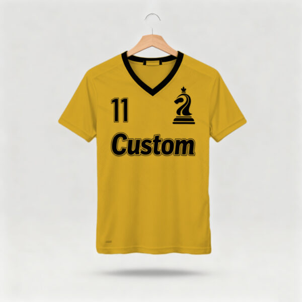 1219JTJTJT (22) Yellow factory direct sales team football suit set sports shirt European Cup fan breathable quick drying training suit team uniform
